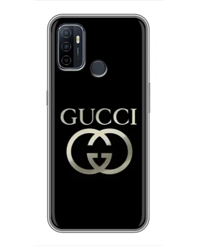 Чохол для OPPO A53 з картинкою «Gucci — золото на чорному» Чохол для OPPO A53 з картинкою «Gucci — золото на чорному»
