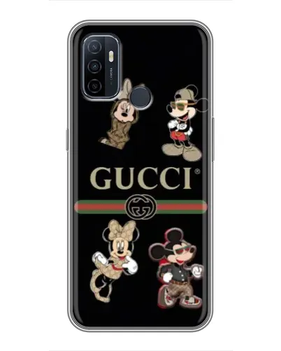 Чохол для OPPO A53 з картинкою «Gucci — герої Disney та монограма» Чохол для OPPO A53 з картинкою «Gucci — герої Disney та монограма»