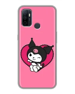 Чехол для OPPO A53 с картинкой «Kuromi — любовь в сердце» Чехол для OPPO A53 с картинкой «Kuromi — любовь в сердце»