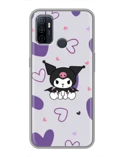 Чехол для OPPO A53 с картинкой «Kuromi и лавандовые сердца» Чехол для OPPO A53 с картинкой «Kuromi и лавандовые сердца»