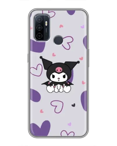 Чехол для OPPO A53 с картинкой «Kuromi и лавандовые сердца» Чехол для OPPO A53 с картинкой «Kuromi и лавандовые сердца»