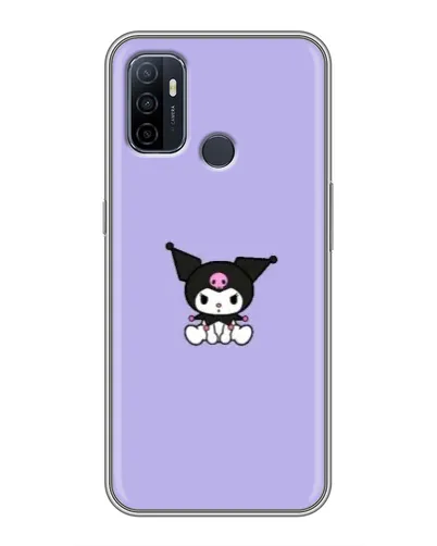 Чехол для OPPO A53 с картинкой «Kuromi — фиолетовый минимализм» Чехол для OPPO A53 с картинкой «Kuromi — фиолетовый минимализм»