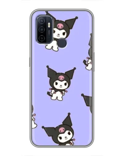 Чехол для OPPO A53 с картинкой «Паттерн с Kuromi» Чехол для OPPO A53 с картинкой «Паттерн с Kuromi»