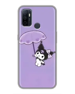 Чехол для OPPO A53 с картинкой «Kuromi с зонтиком» Чехол для OPPO A53 с картинкой «Kuromi с зонтиком»