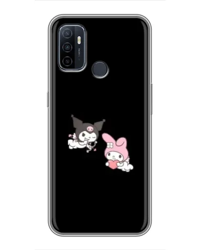 Чехол для OPPO A53 с картинкой «My Melody и Kuromi» Чехол для OPPO A53 с картинкой «My Melody и Kuromi»