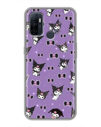 Чехол для OPPO A53 с картинкой «Kuromi — паттерн» Чехол для OPPO A53 с картинкой «Kuromi — паттерн»