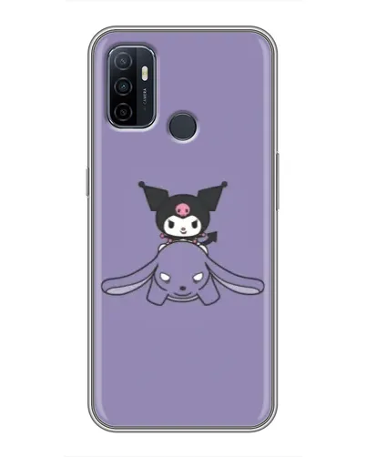 Чехол для OPPO A53 с картинкой «Kuromi на лиловом фоне» Чехол для OPPO A53 с картинкой «Kuromi на лиловом фоне»