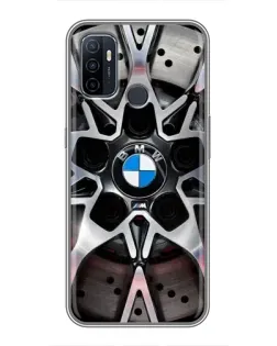 Чехол для OPPO A53 с картинкой «BMW — деталь диска» Чехол для OPPO A53 с картинкой «BMW — деталь диска»