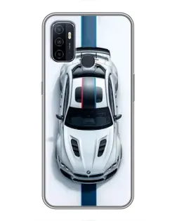 Чехол для OPPO A53 с картинкой «Вид сверху — BMW M» Чехол для OPPO A53 с картинкой «Вид сверху — BMW M»
