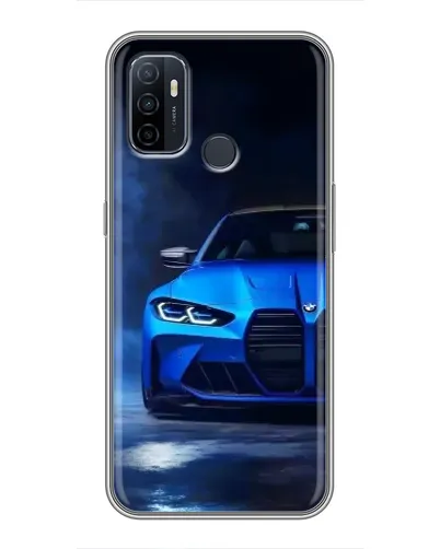 Чехол для OPPO A53 с картинкой «Голубая BMW M4» Чехол для OPPO A53 с картинкой «Голубая BMW M4»
