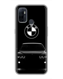 Чехол для OPPO A53 с картинкой «BMW — взгляд из темноты» Чехол для OPPO A53 с картинкой «BMW — взгляд из темноты»