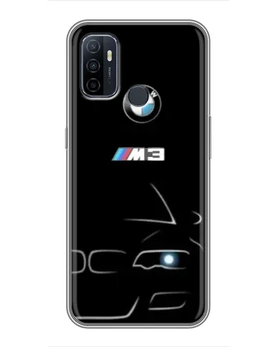 Чехол для OPPO A53 с картинкой «Минималистичный принт BMW M3» Чехол для OPPO A53 с картинкой «Минималистичный принт BMW M3»