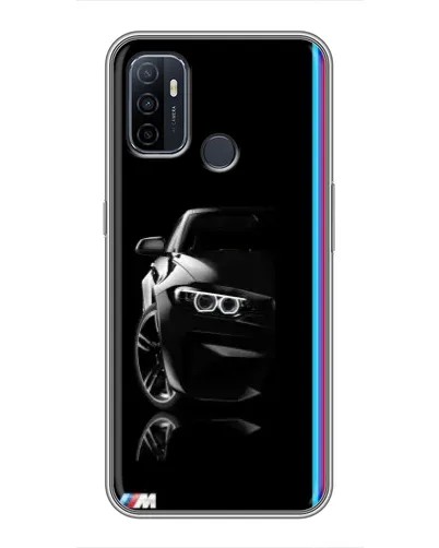 Чехол для OPPO A53 с картинкой «Силуэт BMW в темноте» Чехол для OPPO A53 с картинкой «Силуэт BMW в темноте»
