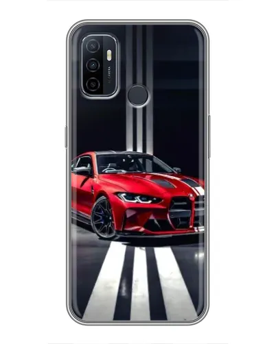 Чехол для OPPO A53 с картинкой «Красная BMW на дороге» Чехол для OPPO A53 с картинкой «Красная BMW на дороге»