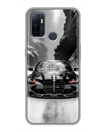 Чехол для OPPO A53 с картинкой «BMW — акварельный дрифт» Чехол для OPPO A53 с картинкой «BMW — акварельный дрифт»