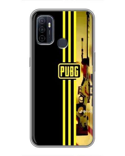 Чехол для OPPO A53 с картинкой «PUBG — камуфляжный шлем»