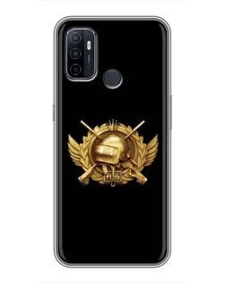 Чехол для OPPO A53 с картинкой «PUBG — оранжевый градиент» Чехол для OPPO A53 с картинкой «PUBG — оранжевый градиент»