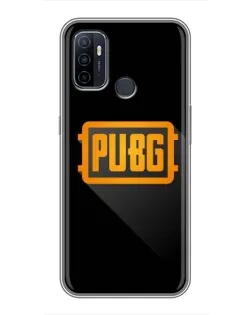 Чехол для OPPO A53 с картинкой «PUBG — рамка лого»