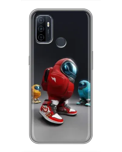 Чехол для OPPO A53 с картинкой «Among Us — 3D стиль»