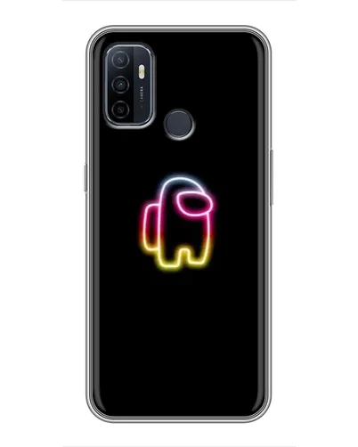 Чехол для OPPO A53 с картинкой «Among Us градиент»