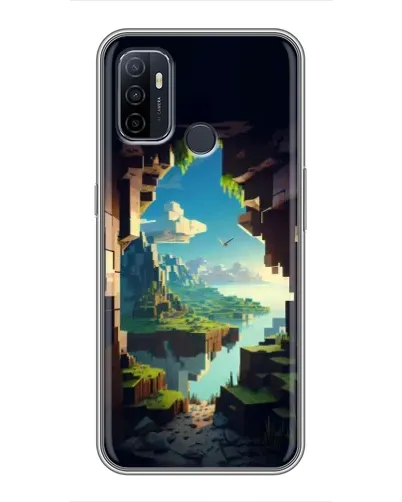 Чехол для OPPO A53 с картинкой «Вид из пещеры» Чехол для OPPO A53 с картинкой «Вид из пещеры»