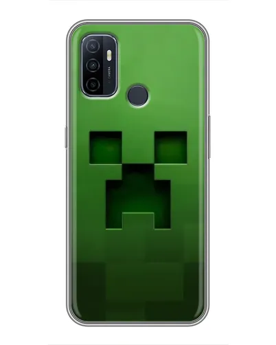 Чехол для OPPO A53 с картинкой «Крипер микро-дизайн» Чехол для OPPO A53 с картинкой «Крипер микро-дизайн»