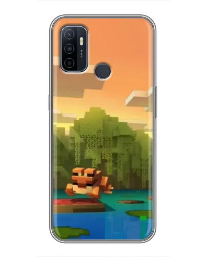Чехол для OPPO A53 с картинкой «Майнкрафт закат солнца» Чехол для OPPO A53 с картинкой «Майнкрафт закат солнца»