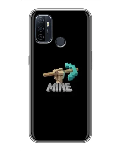 Чехол для OPPO A53 с картинкой «Алмазная кирка» Чехол для OPPO A53 с картинкой «Алмазная кирка»