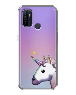 Чехол для OPPO A53 с картинкой «Единорог градиент» Чехол для OPPO A53 с картинкой «Единорог градиент»