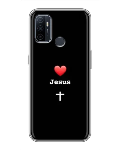 Чохол для OPPO A53 з картинкою «Серце - Jesus» Чохол для OPPO A53 з картинкою «Серце - Jesus»
