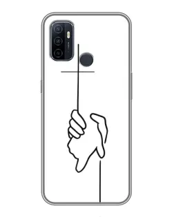 Чохол для OPPO A53 з картинкою «Рука тримає» Чохол для OPPO A53 з картинкою «Рука тримає»