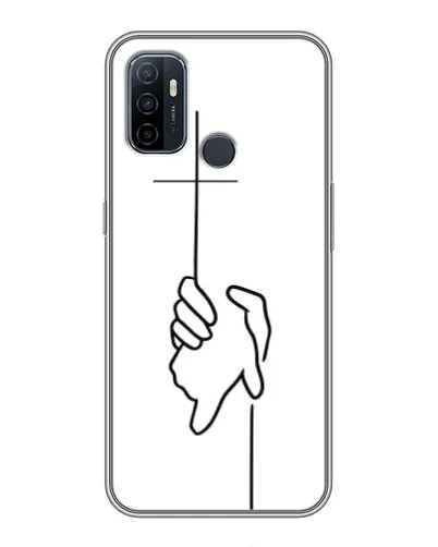 Чохол для OPPO A53 з картинкою «Рука тримає» Чохол для OPPO A53 з картинкою «Рука тримає»