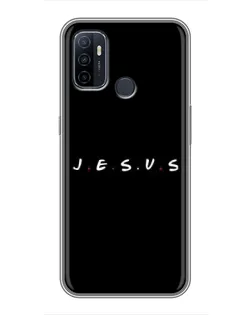 Чохол для OPPO A53 з картинкою «Крапки віри J.E.S.U.S.»