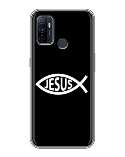 Чохол для OPPO A53 з картинкою «Класичний Jesus» Чохол для OPPO A53 з картинкою «Класичний Jesus»