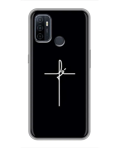 Чехол для OPPO A53 с картинкой «Тонкий крест» Чехол для OPPO A53 с картинкой «Тонкий крест»