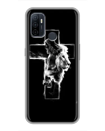 Чехол для OPPO A53 с картинкой «Сияющий крест Jesus» Чехол для OPPO A53 с картинкой «Сияющий крест Jesus»
