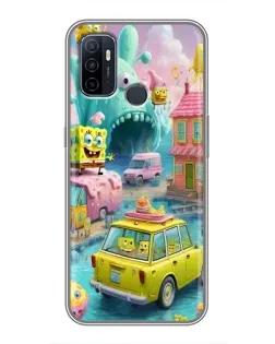 Чехол для OPPO A53 с картинкой «Монстр-трак приключения»
