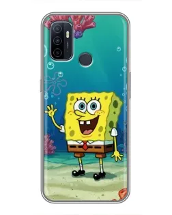 Чехол для OPPO A53 с картинкой «Подводный привет»