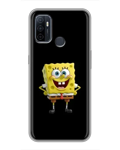 Чехол для OPPO A53 с картинкой «Классический Губка Боб» Чехол для OPPO A53 с картинкой «Классический Губка Боб»