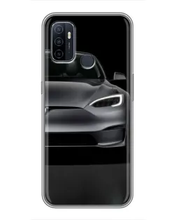 Чехол для OPPO A53 с картинкой «Tesla Model S Look» Чехол для OPPO A53 с картинкой «Tesla Model S Look»