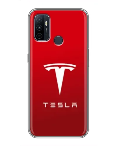 Чехол для OPPO A53 с картинкой «Tesla Red Classic»