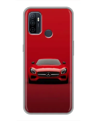 Чехол для OPPO A53 с картинкой «Красный Mercedes AMG»