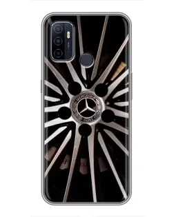 Чехол для OPPO A53 с картинкой «Диск Mercedes»
