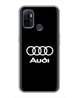 Чехол для OPPO A53 с картинкой «Классическое лого Audi»