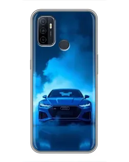 Чохол для OPPO A53 з картинкою «Audi — блакитна енергія»