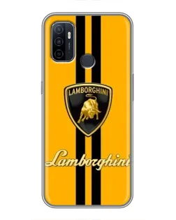 Чехол для OPPO A53 с картинкой «Lamborghini Stripe желтый» Чехол для OPPO A53 с картинкой «Lamborghini Stripe желтый»