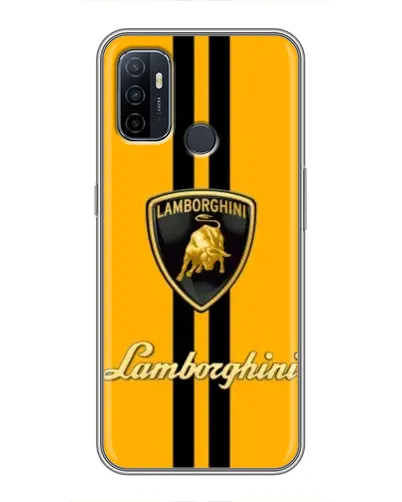Чехол для OPPO A53 с картинкой «Lamborghini Stripe желтый» Чехол для OPPO A53 с картинкой «Lamborghini Stripe желтый»