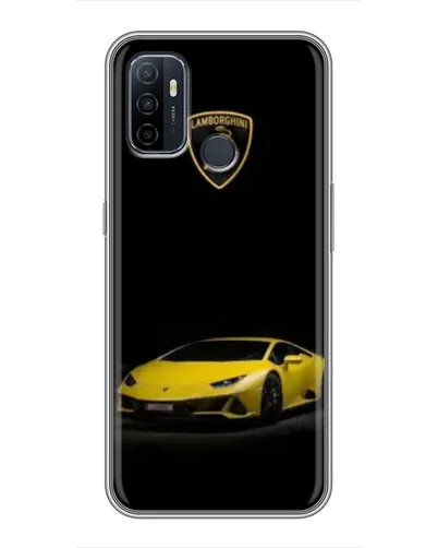 Чехол для OPPO A53 с картинкой «Lamborghini желтый акцент» Чехол для OPPO A53 с картинкой «Lamborghini желтый акцент»