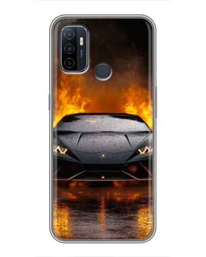 Чехол для OPPO A53 с картинкой «Lamborghini в огне» Чехол для OPPO A53 с картинкой «Lamborghini в огне»