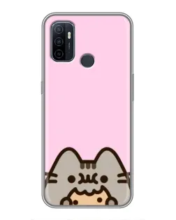 Чехол для OPPO A53 с картинкой «Pusheen и печенье» Чехол для OPPO A53 с картинкой «Pusheen и печенье»